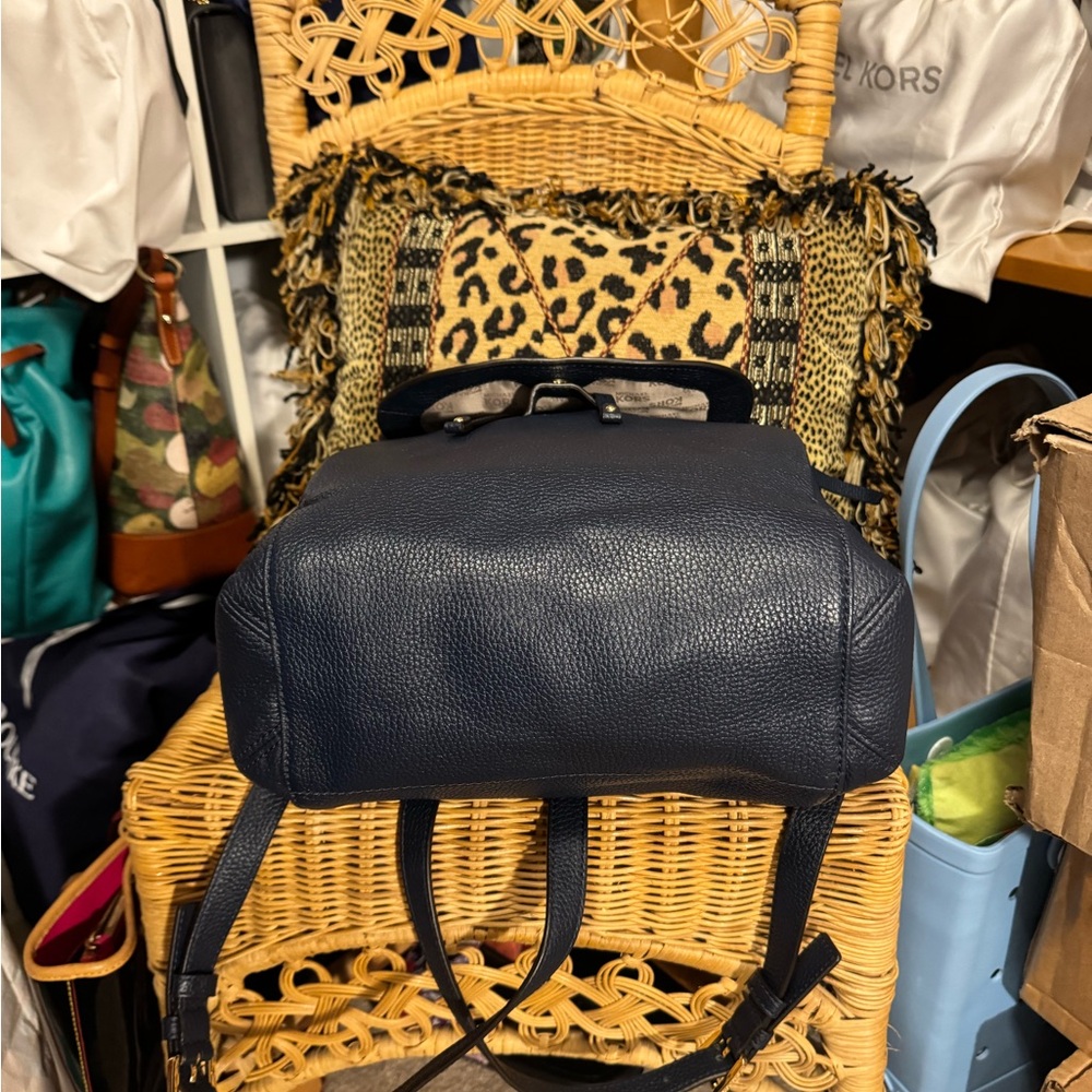 Michael Kors Riley Backpack - Blue - Picture 8 of 8